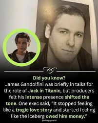 James Gandolfini as Jack in Titanic