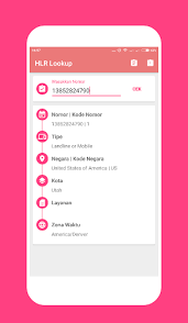 Hlr lookup is a service, which allows you to find out if the number is active and if it is in roaming; Download Hlr Lookup Apk For Android Free