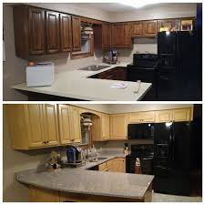 A Before After Kitchen Cabinets By Creative Woodworking Champlin Mn Counters From Twin City Discount Granite Before After Kitchen Home Kitchens Kitchen