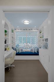 Wallpaper accent walls for separating spaces. 75 Beautiful Wallpaper Home Office Pictures Ideas July 2021 Houzz