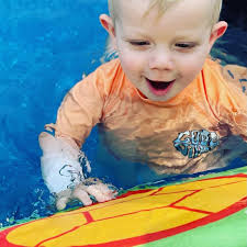First year of swim lessons for my son. What a difference