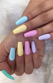 😍 by kelli marissa on youtube. Pretty In Pastel Nail Colors Designs To Try This Season Fab Wedding Dress Nail Pastel Nails Designs Acrylic Nails Coffin Short Short Acrylic Nails Designs