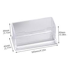 Dress up your desk and show your clients and new employees how professional you are! Transparent Tree On Life Portable Clear Business Card Holder Display Stand Desk Desktop Countertop Business Card Holder Desk Shelf Box Business Card Holders Desk Accessories Storage Products Umoonproductions Com