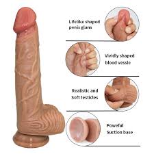Intimate™ New Skin feeling Realistic Big Dildo Flexible Penis Dick ...