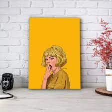 Poster dinding by @jualposterdinding detail bisa cetak gambar dari costemer bahan poster : Poster Girls Aesthetic Hiasan Dinding Kamar Tidur Pajangan Dinding 20 X 30 Kayu Hiasan Dinding Poster