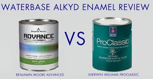 Waterbased Oil Enamel Review Advance By Benjamin Moore Paint Vs Proclassic By Sherwin Wil Benjamin Moore Paint Benjamin Moore Advance Paint Staining Cabinets