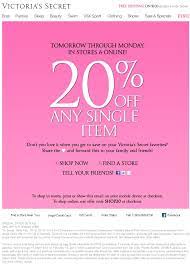 20 Off A Single Item At Victorias Secret Or Online Via Promo Code Shop20 Free Printable Coupons Victoria Secret Coupon Free Printables