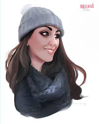 Here's the second winner of the International Women's Day giveaway  @miadesu! If you'd like a portrait for you or someone you know, visit  www.musedart.com for all the info. * * * * * * * * * * * * * * * * * * * * #