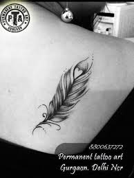 Feather Tattoo Design Tattoo Design With Black Shading Amazing Feather Tattoo Beautiful Feather Tatto Feather Tattoo Design Feather Tattoo Feather Tattoos