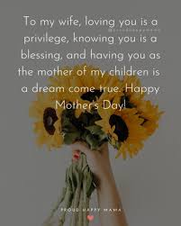 Funny mothers day or anniversary card for wife card from husband. 55 Best Happy Mothers Day Quotes For Wife With Images