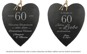 Check spelling or type a new query. Schieferherz Zur Diamantenen Hochzeit Mit Wunschnamen Und Datum