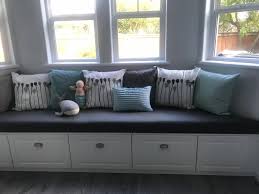 Bench Seat Using Ikea Bodbyn Off White Cabinets Homedecoraccessories Ikea Kitchen Bench Ikea Kitchen Ikea Window Seat