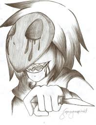 Eyeless Jack By Superenguanapianist On Deviantart Scary Drawings Creepy Drawings Creepypasta