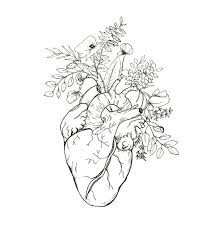In such page, we additionally have number of images out there. Heart Of Flowers Flower Line Drawings Outline Art Supernatural Tattoo
