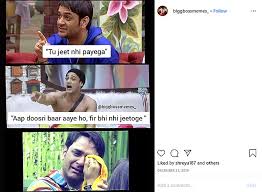 Watch the big boss latest episodes daily online on mx player the biggest television shows, bigg boss is back with yet another enthralling season. The Funniest Bigg Boss 13 Memes Rediff Com Movies