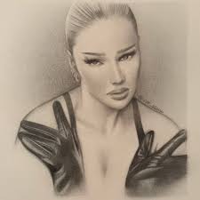 Shirin David Drawing