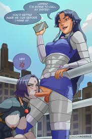 Raven - Blackfire (futa version) by CrimsonNoodle - Hentai Foundry