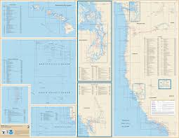 Noaa Pacific Nautical Charts Includes The Entire West Coast