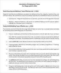 Free calculator to find the actual paycheck amount taken home after taxes and deductions from salary, or to learn more about income tax in the u.s. Free 12 Sample Income Tax Calculator Templates In Pdf