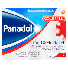 Panadol Cold Flu Relief Tablets 12