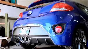 Hyundai Veloster Turbo Stock Vs Hyundai Performance Exhaust Youtube