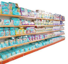 In wall rack vegetables will be in fresh air because of net baskets. Super Market Racks Supermarket Display Rack Manufacturer From New Delhi