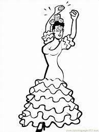 Here you can explore hq flamenco transparent illustrations, icons and clipart with filter setting like size polish your personal project or design with these flamenco transparent png images, make it. Spanish Dancer Coloring Page Coloring Home