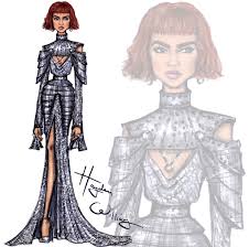Hayden Williams Zendaya Met Gala 2018 Fashion Illustration Dresses Fashion Illustration Disney Princess Fashion