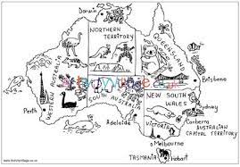 Supercoloring.com is a super fun for all ages: Australia Map Colouring Page