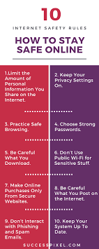 It seems not a day goes by that we don't hear some new kind of threat aimed at wreaking. How To Stay Safe Online 10 Internet Safety Rules Internet Safety Rules Staying Safe Online Internet Safety