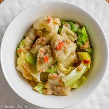 1/2 kiub ikan bilis 3. Kobis Masak Lemak Puteh Spicy Cabbage And Yam Food Processor Recipes Vegetable Dishes Nyonya Food