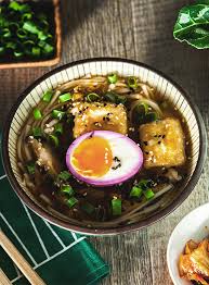 These firm yellow chinese style noodles are made with flour, kansui and water. Korean Ramen Soup With Tofu Recipe