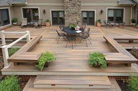 We've got customizable designs on deck. 15 Modern Deck Design Photos Beautyharmonylife Patio Design Wooden Deck Designs Decks Backyard