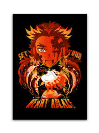 Set Your Heart Ablaze Poster | ComicSense | SenpaiCart