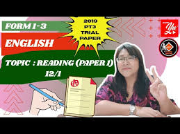 Ielts speaking part 2 with band 8 samples recording. Pt3 Reading English English Form 1 3 Reading Paper 12 1 Youtube