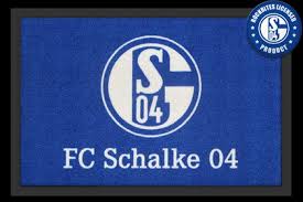 Download schalke vector (svg) logo by downloading this logo you agree with our terms of use. Fussmatt Fc Schalke 04 Logo 60x40 Cm Turmatte Vereins Turmatte Fussball Teppichwunderland