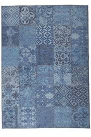 Name bestseller preis aufsteigend preis absteigend. Flachgewebe Teppich Retro Patchwork Design Blau Herzgewebt