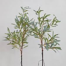 Led Leaf Branch Set Terrain Faux Branches White Led Lights Home Scents
