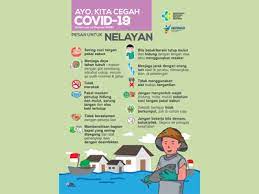 Flyer Pesan Pencegahan Covid 19 Untuk Nelayan