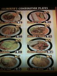 Hours may change under current circumstances Filibertos Menu Menu Para Filibertos Sierra Vista Sierra Vista