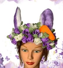 Buy Easter Bunny Ears Headband: Floral Easter Headpiece, for Kids Online in  India