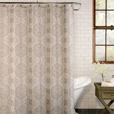 Excell Acacia Shower Curtain Fabric Shower Curtains Curtains Striped Shower Curtains