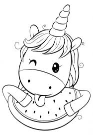 C'est plutôt un animal assez étrange, tu ne trouves pas ? Coloriage Licorne Imprimer Hilary Delmar