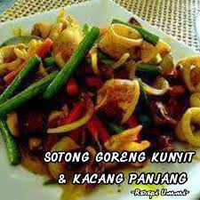 Tapi kalau ayam goreng kunyit dah biasa sangatkan, apa kata korang try buat resepi ayam goreng kunyit ala thai ni pulak. Resepi Sotong Goreng Kunyit Kacang Panjang Resepi Merory Sedap Betul