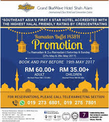 Lebih baik lagi satu jam sebelum waktu berbuka puasa. 20 Buffet Ramadan 2017 Di Sekitar Shah Alam Mesti Cuba
