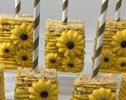21st Birthday Rice Krispie Treats White And Red Drizzled Chocolate Covered Rice Krispie Treats Etsy Crispy Treats Chocolate Rice Krispie Treats Sunflower Party