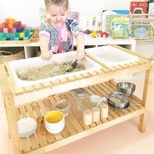 How Amazing Is This Ikea Australia Hack From Play At Home Mummy She Turned This Shoe Rack Into An Indoor Sand And Water Table Ikea Bench Water Table Diy