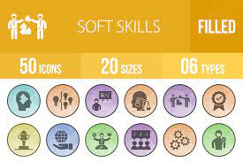 50 Soft Skills Filled Low Poly Icons 282735 Icons Design Bundles