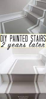 Pros And Cons Of Painted Stairs How Do They Hold Up Over The Years Painted Stairs Paint Stairs Diy Diy Stairs