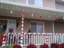 Candy Cane Theme Christmas Decorations On My Front Porch Front Porch Christmas Decor Christmas Porch Decor Outside Christmas Decorations